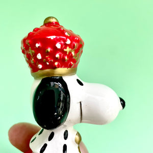 Rare Snoopy King Ceramic Figure