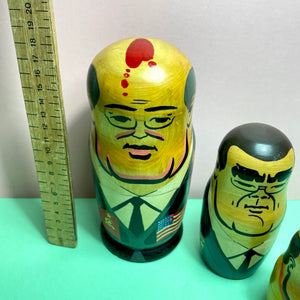 Russian President Nesting Matryoshka Dolls