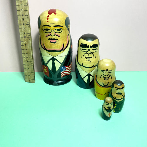 Russian President Nesting Matryoshka Dolls
