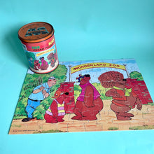 Vintage Hair Bear Bunch Jigsaw Zoo 50 pc