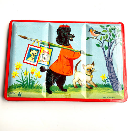 Vintage Poodle Paint Set