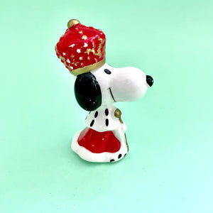 Rare Snoopy King Ceramic Figure