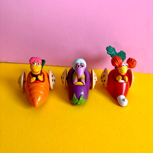 Vintage Fraggle Rock Vegetable Cars