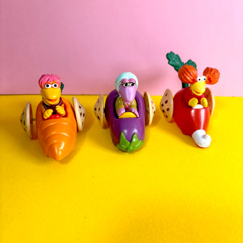 Vintage Fraggle Rock Vegetable Cars