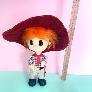 Vintage kitsch Cowboy Figure Doll