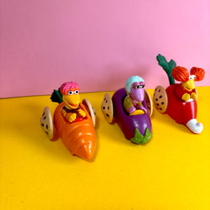Vintage Fraggle Rock Vegetable Cars