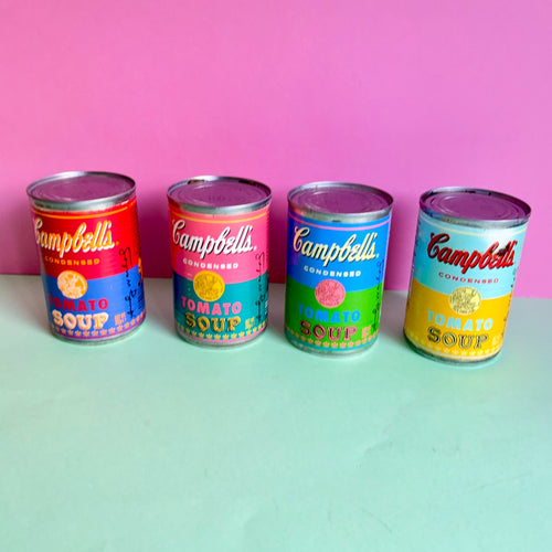 Andy Warhol Set of Four Soup Cans