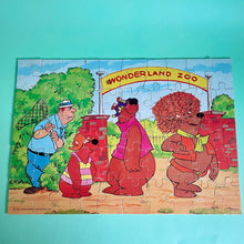 Vintage Hair Bear Bunch Jigsaw Zoo 50 pc