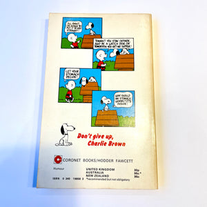 Vintage Snoopy Book Don't Give Up Charlie Brown