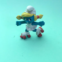 Vintage ROLLERSKATING Smurfette