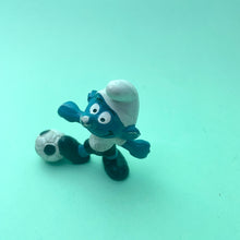 Vintage Soccer Smurf Black And White