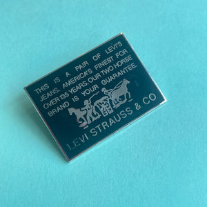 Vintage Levi’s 135 Years Pin Enamel Badge