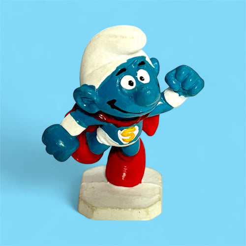 Vintage Superman Smurf