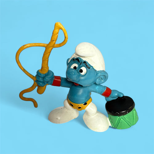 Vintage Lion Tamer Smurf