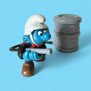 Vintage Fireman Super Smurf 40216