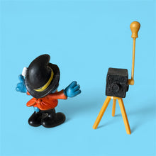 Vintage Photographer Super Smurf 40217 with Camera