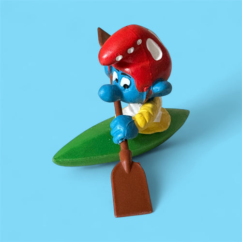 Vintage kayaking Super Smurf 40502