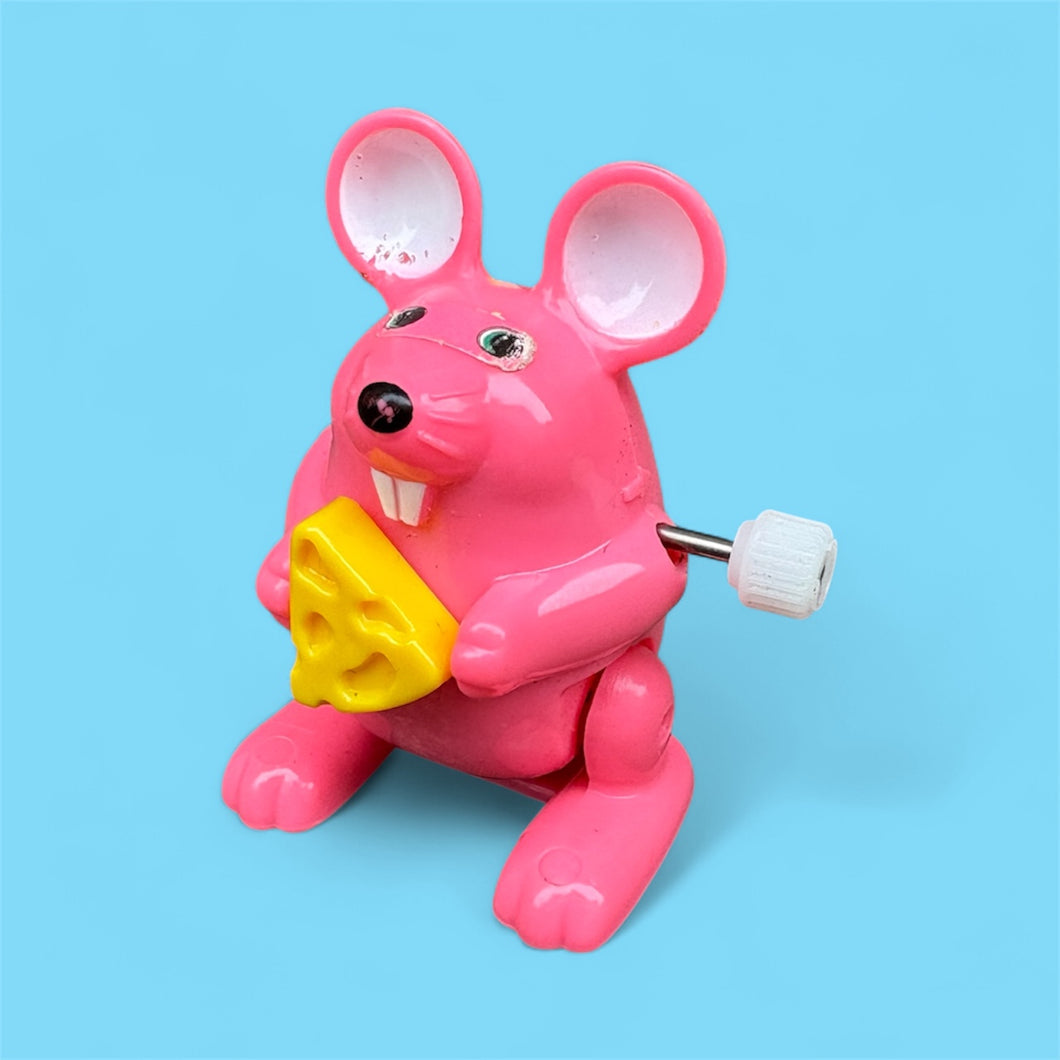 Vintage Flipping Mouse Wind Up Toy