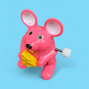 Vintage Flipping Mouse Wind Up Toy