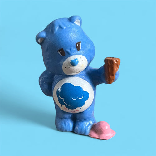 Vintage Grumpy Care Bear Mini Figure