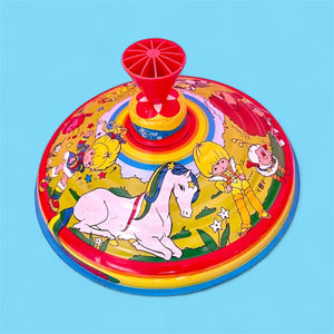 Vintage Rainbow Brite Spinning Top