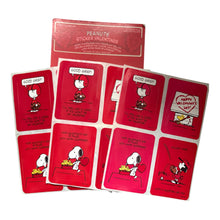 Vintage Snoopy Valentine Stickers set