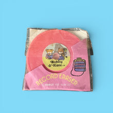 Vintage 1980s Eraser pink Record