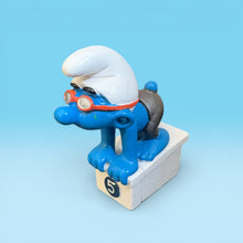 Vintage Olympic Swimmer Smurf 2012