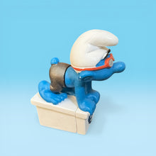 Vintage Olympic Swimmer Smurf 2012