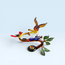 Vintage Murano Glass Rabbit And Bird