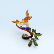 Vintage Murano Glass Rabbit And Bird