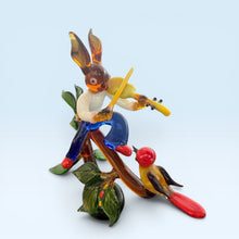 Vintage Murano Glass Rabbit And Bird