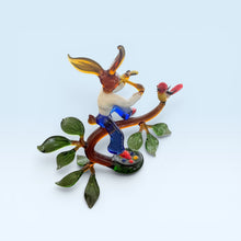 Vintage Murano Glass Rabbit And Bird