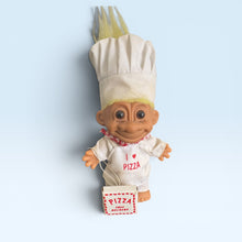 Vintage Russ Pizza Chef yellow Troll