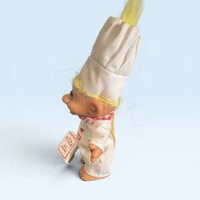 Vintage Russ Pizza Chef yellow Troll