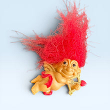 Cupid Troll Brooch Badge