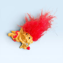 Cupid Troll Brooch Badge