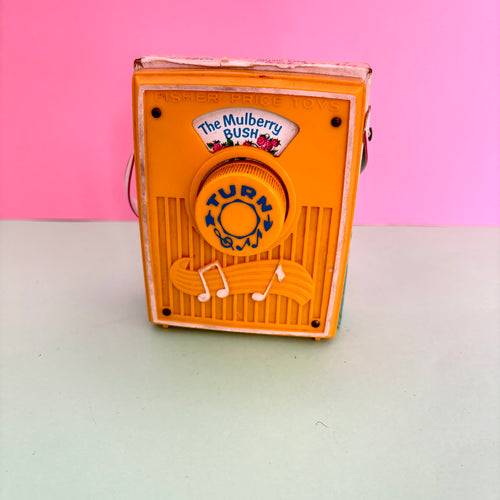 Vintage Fisher Price Radio The Mulberry Bush