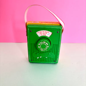 Vintage Fisher Price Radio Teach the world to sing