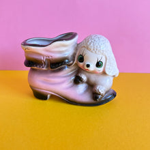 Vintage Kitsch Lamb In A Boot