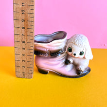 Vintage Kitsch Lamb In A Boot