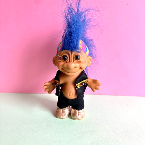 Vintage Russ Punk Rock Troll With Guitar
