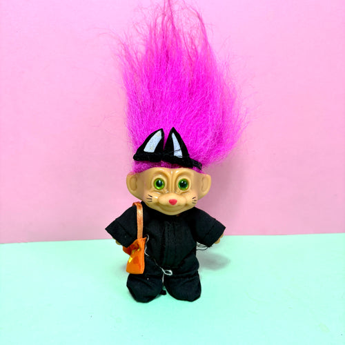 Vintage Russ Halloween Cat Troll