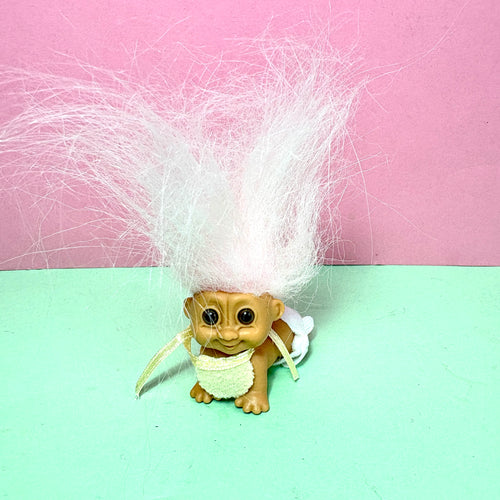 Vintage Crawling Baby Russ Troll