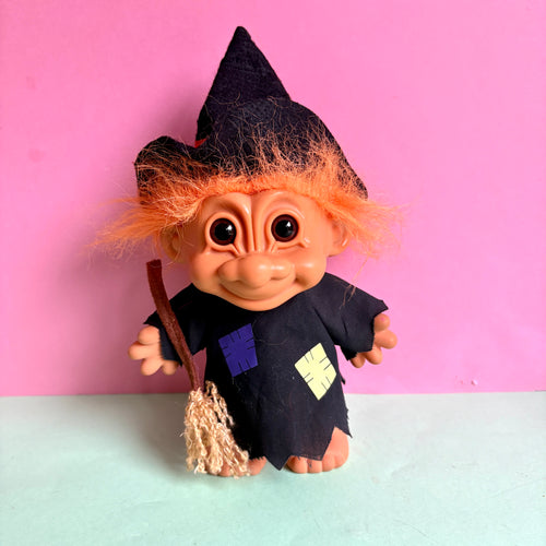 Large Vintage Russ Witch Troll