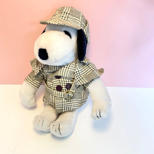 Sherlock Holmes Plush Snoopy 1970s