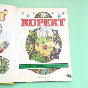 Rupert The Bear Vintage Annual 1975