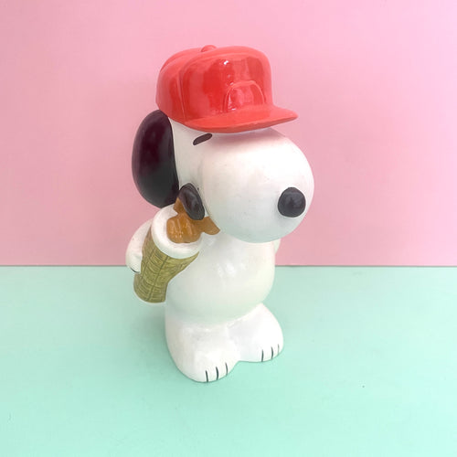 Vintage Snoopy Golfer Money Box