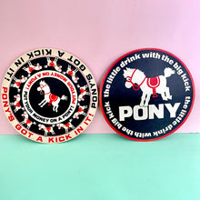 Vinage Pony Drinks Bar Coasters