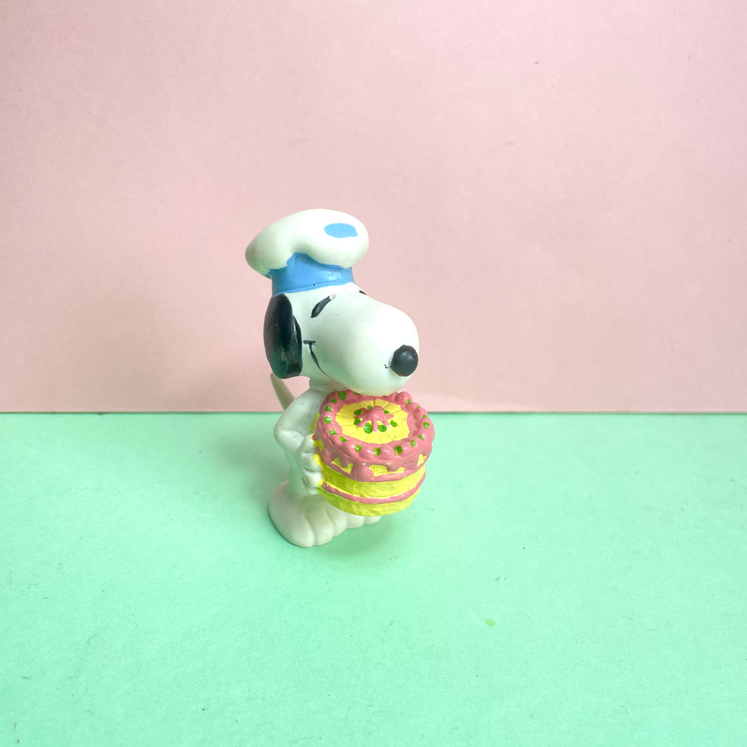 Snoopy Birthday Chef Vintage Vinyl Figure